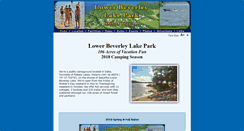 Desktop Screenshot of beverleylakepark.com